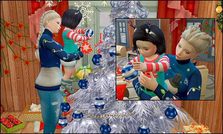 Sims 4 Christmas   Family Holiday Pose Packs  All Free    FandomSpot - 4