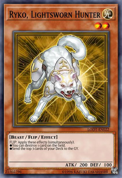 Ryko, Lightsworn Hunter YGO Card