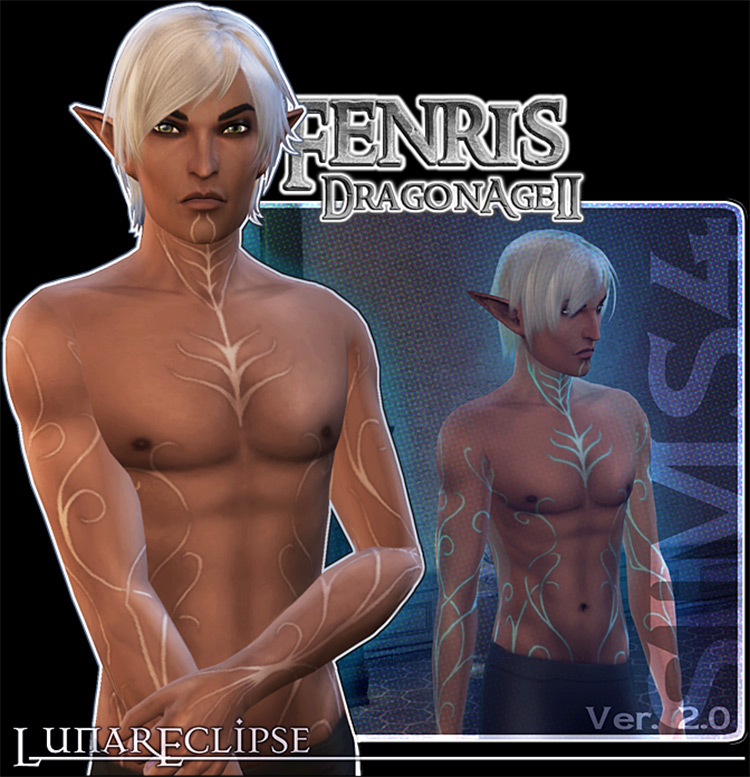 Fenris DA:I Set / Sims 4 CC