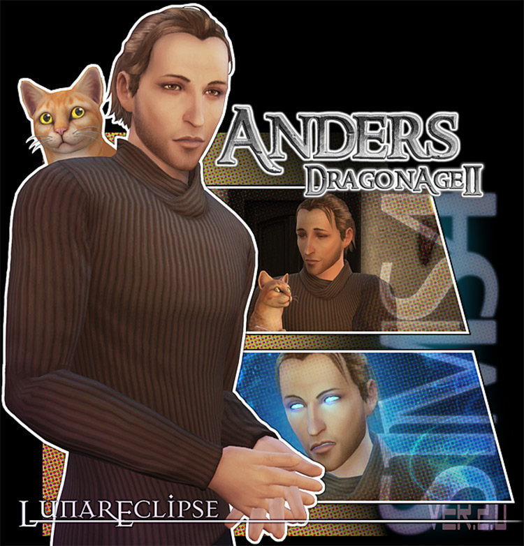 Anders CC Set (Dragon Age) for The Sims 4
