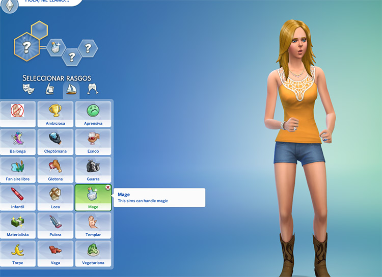 Mage/Templar Trait Mod / Sims 4 CC