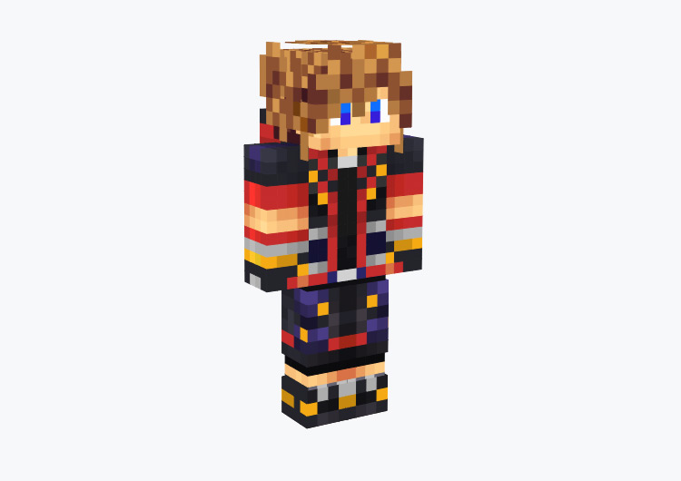 Sora's KH3 Outfit / Minecraft Skin