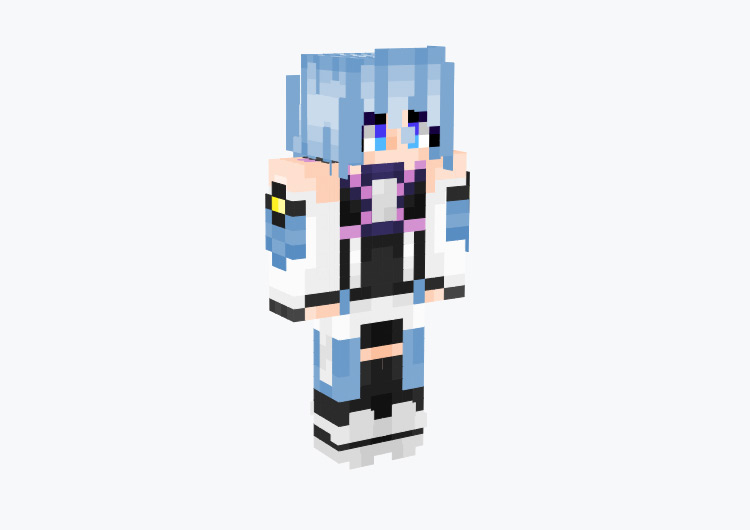 Aqua from KH Birth By Sleep / Minecraft Skin