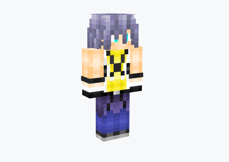 Riku in his KH1 Outfit / Minecraft Skin