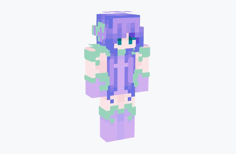 Moon Nymph Elf/Fairy Character / Minecraft Skin