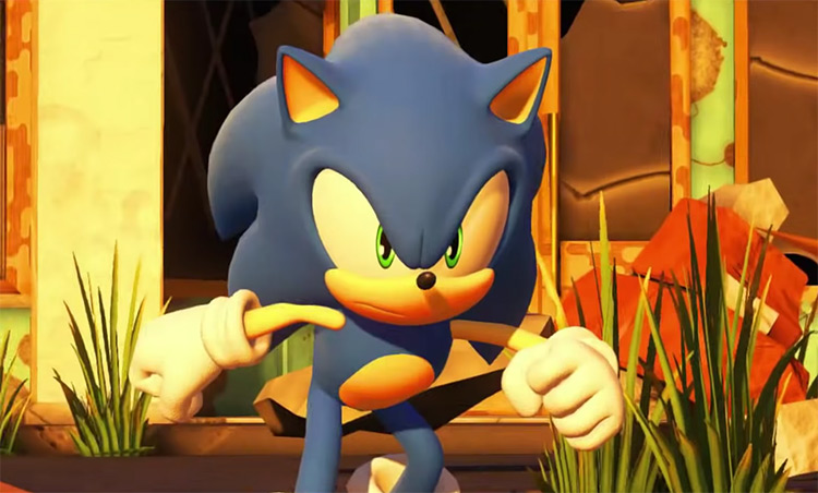 Sonic the Hedgehog from Sonic Forces screenshot