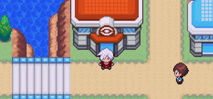 Pokemon Unbound Screenshot Outside Pokecenter (ROM Hack)