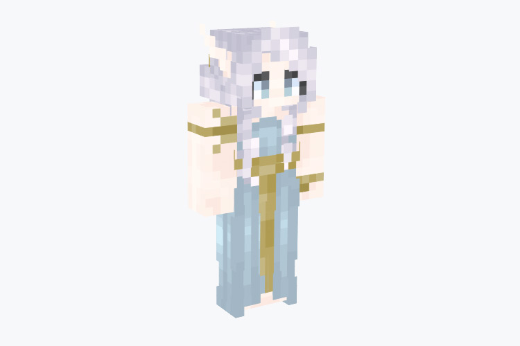 Female High Elf Character / Minecraft Skin