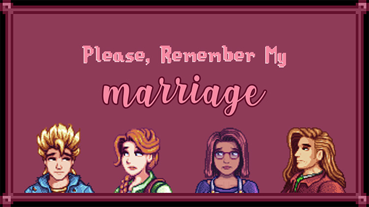 Stardew Valley Romance Mods  Spouses  Marriage   More   FandomSpot - 94