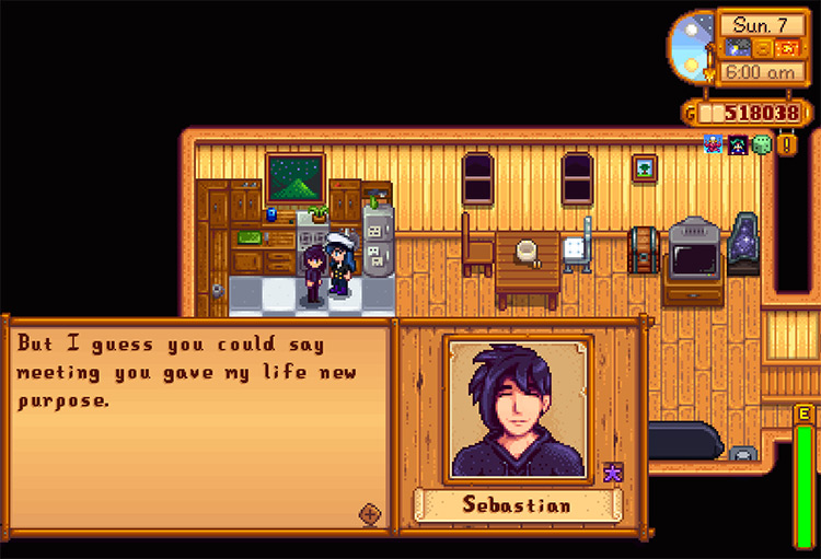 Post-Marriage Sebastian Expansion in Stardew Valley