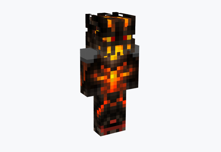 Flame Monster Design / Minecraft Skin