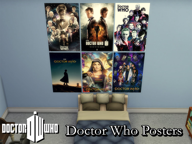 Doctor Who Posters Set / TS4 CC