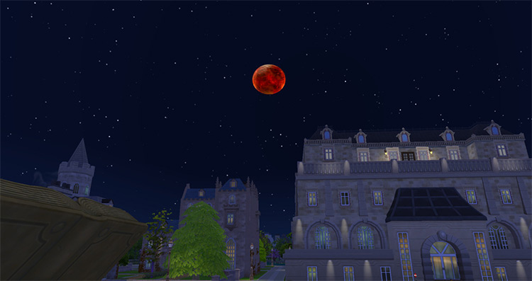 Moon Retexture Gallifrey / Sims 4 CC