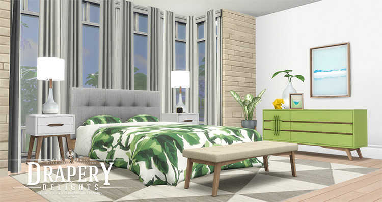 Drapery Delights / Sims 4 CC