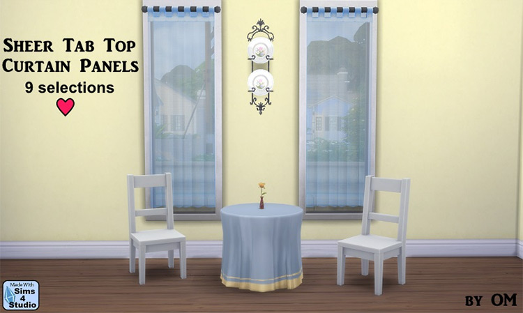 Sims 4 Curtains   Drapes CC  All Free    FandomSpot - 31