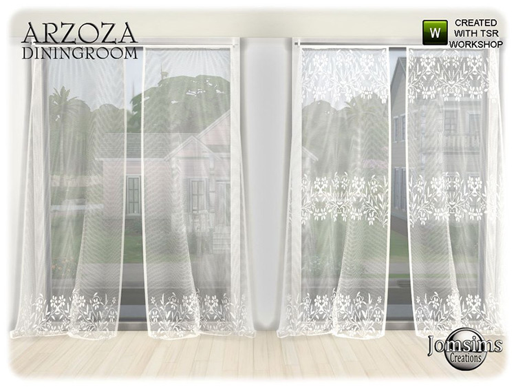 Sims 4 Curtains   Drapes CC  All Free    FandomSpot - 42