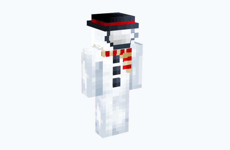 Among Us Snowman Crewmate / Minecraft Skin