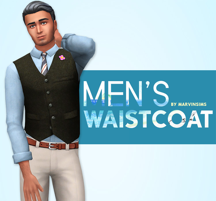 Sims 4 Vest And Waistcoat Cc All Free Fandomspot 5123