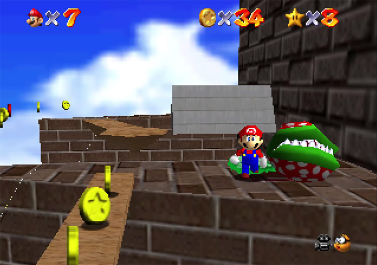Super Mario 64 gameplay screenshot