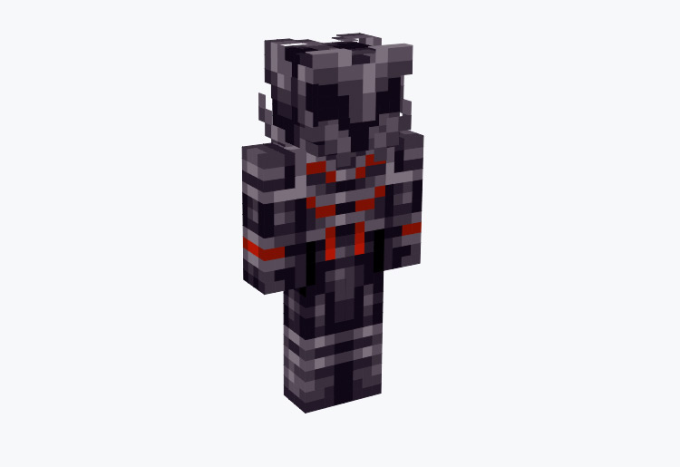 Daedric Armor Character / Minecraft Skin