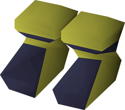 Decorative Boots (gold) in OSRS