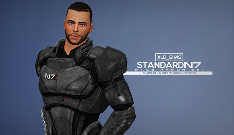 Sims 4 Standard N7 Armor CC