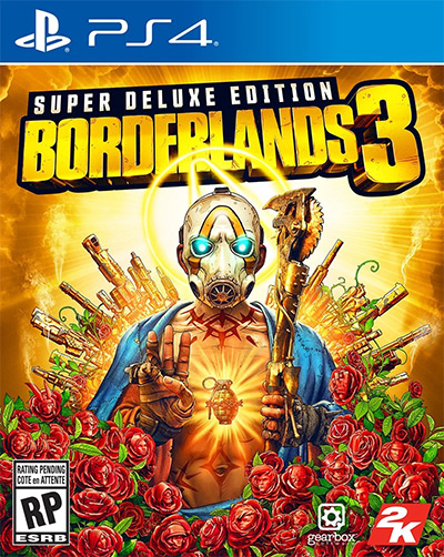 Borderlands 3 Box Art PS4