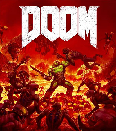Doom (Reverse Cover) PS4 Box Art