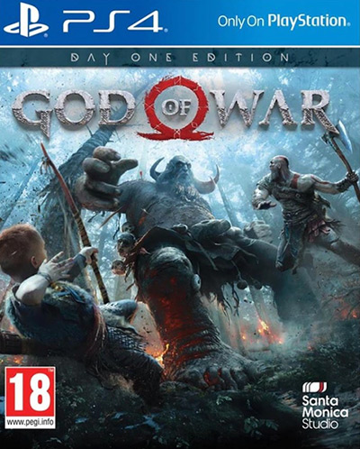 God of War (Day One Edition) PS4 Box Art