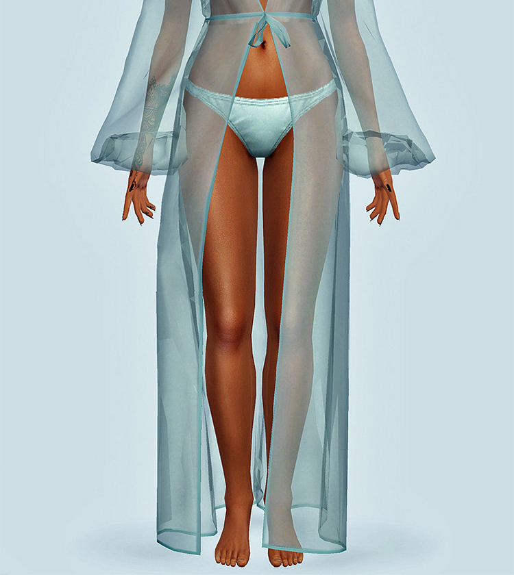 Needed Me Transparent Gown (Clean) for The Sims 4