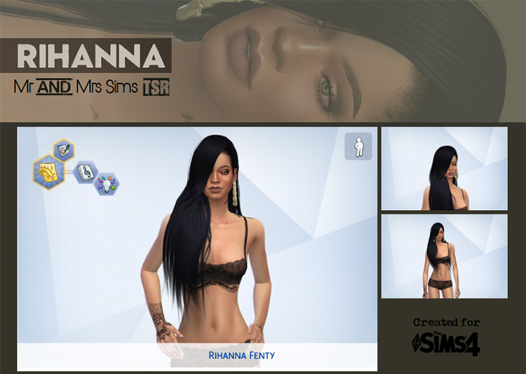 Sims 4 Rihanna CC  Clothes  Tattoos   More   FandomSpot - 47