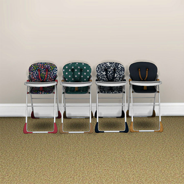 Leosims Toddler High Chair / Sims 4 CC