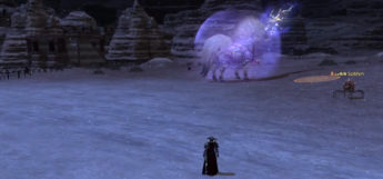 Standing near Ixion FATE in Final Fantasy XIV