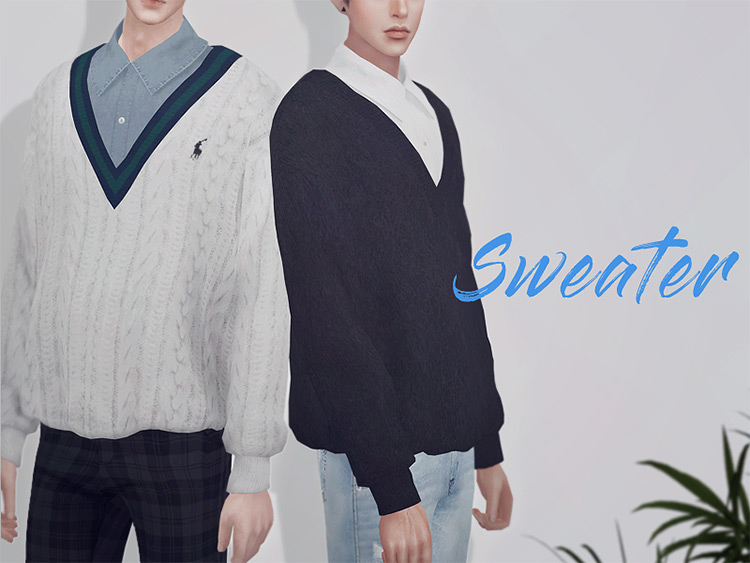 Sims 4 CC  Best Male Sweaters   Male Hoodies   FandomSpot - 73