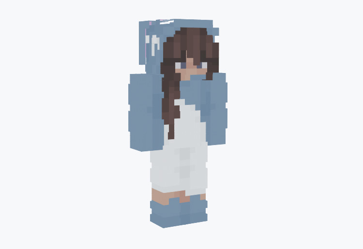 Mouse Costume & Overalls Girl / Minecraft Skin