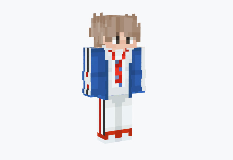 V from BTS / Minecraft Skin