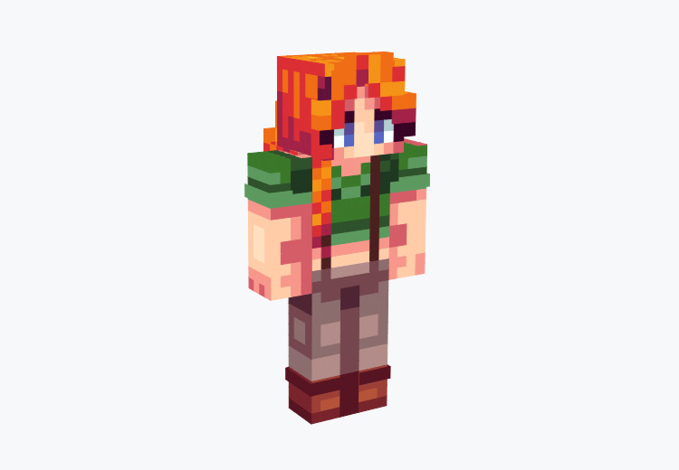 Leah Stardew Valley Minecraft Skin