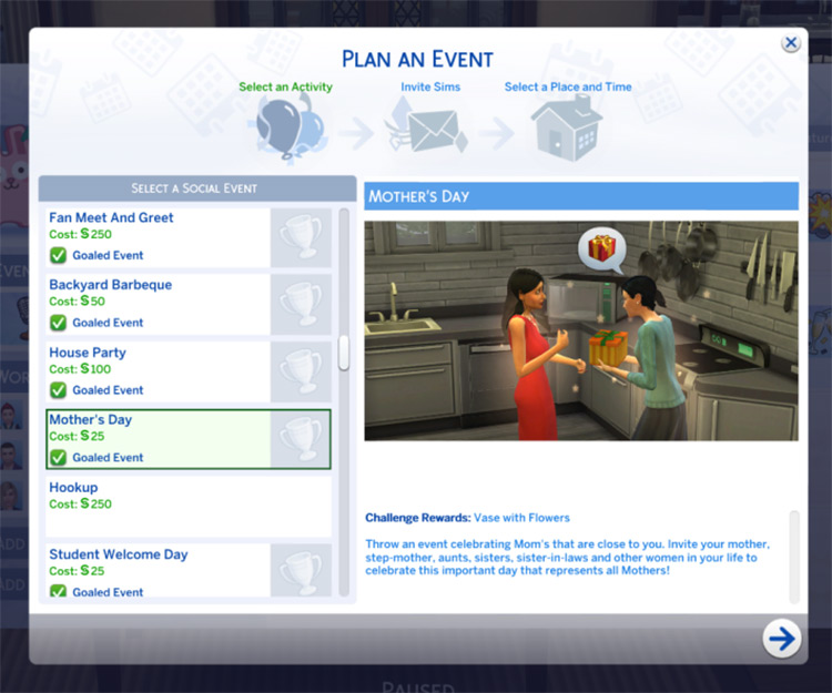 Mother’s Day Event / Sims 4 CC