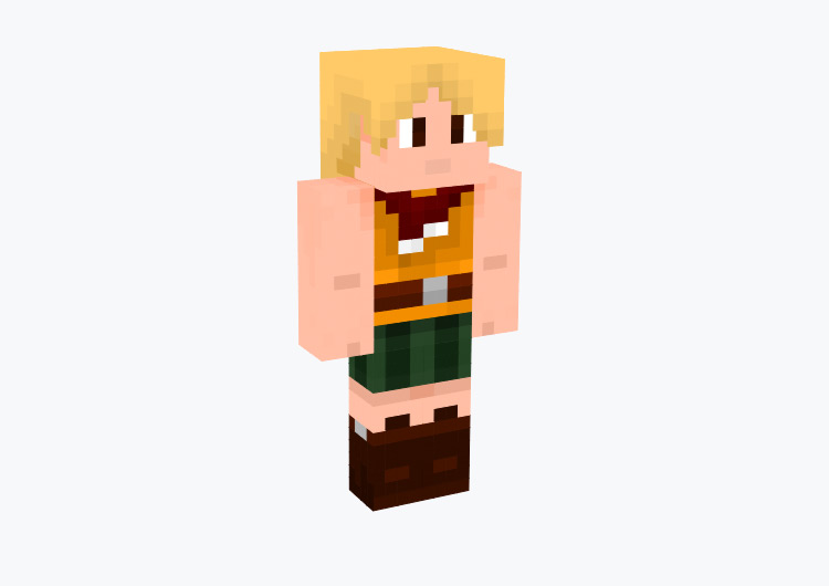 Ashley Graham RE4 Minecraft Skin