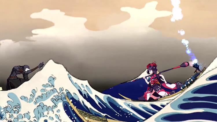 Fate/Grand Order Katsushika Hokusai (Foreigner) Noble Phantasm screenshot