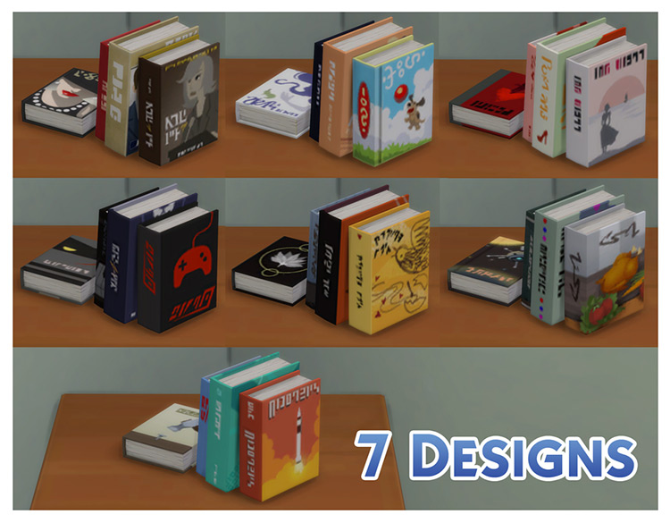 Decorative Book Collection / Sims 4 CC