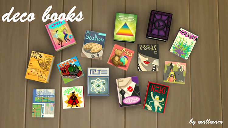 The Sims 4  Books Clutter   CC Packs  All Free    FandomSpot - 76