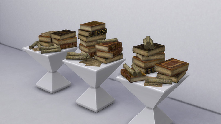 Pile o’ Books / TS4 CC