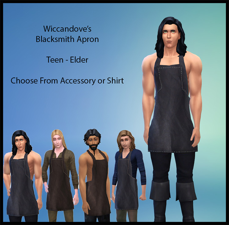 Sims 4 Apron CC For Guys   Girls   FandomSpot - 67