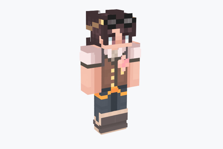 Boy Steampunk Explorer Outfit / Minecraft Skin