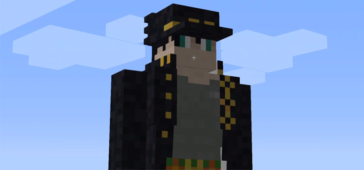 Jotaro in Minecraft (Screenshot)