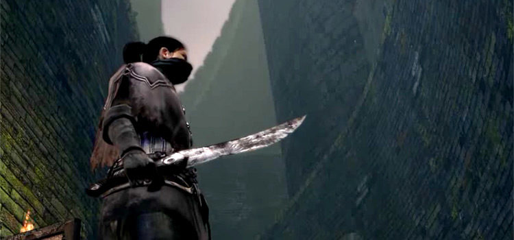 Bandit Knife Close-up in Dark Souls Remastered