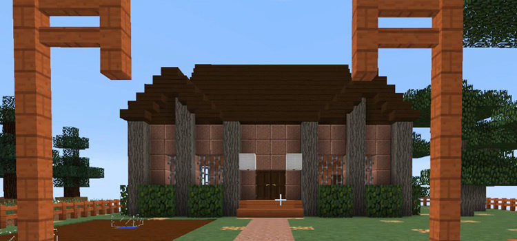 Prefab Modded House in Minecraft