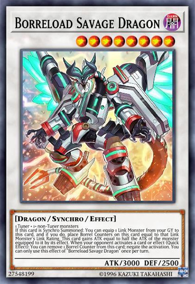 Borreload Savage Dragon Yu-Gi-Oh Card