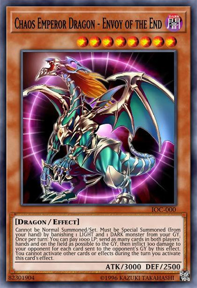 Chaos Emperor Dragon - Envoy of the End YGO Card
